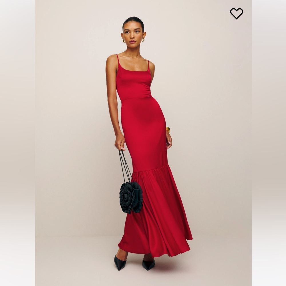 Reformation Nasha Dress Size 8 Cherry NWT